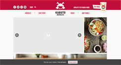 Desktop Screenshot of kabutonoodles.com